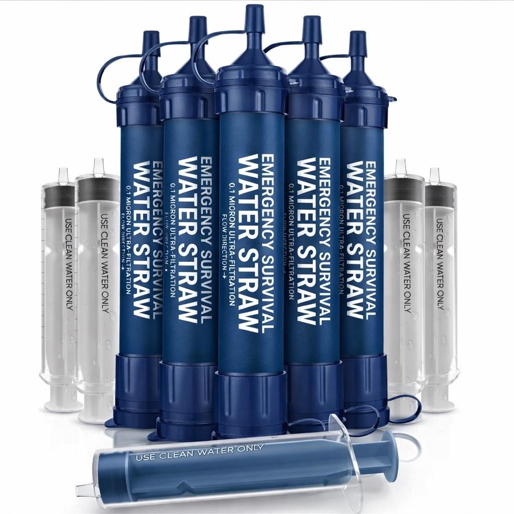 Emergency Water Straws